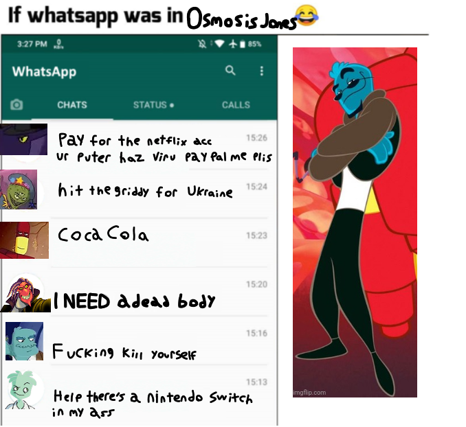 High Quality What if whatsapp Blank Meme Template