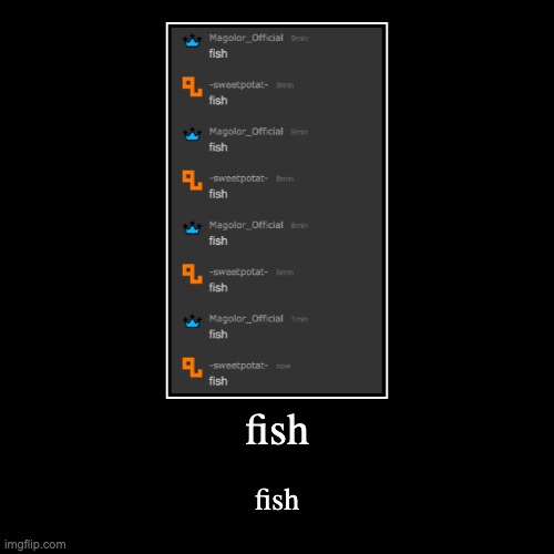 fish | fish | fish | image tagged in fish | made w/ Imgflip demotivational maker
