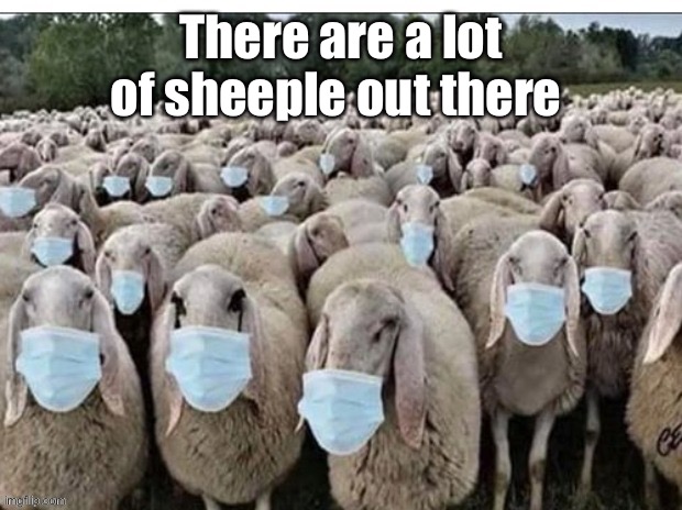 Sign of the Sheeple | There are a lot of sheeple out there | image tagged in sign of the sheeple | made w/ Imgflip meme maker