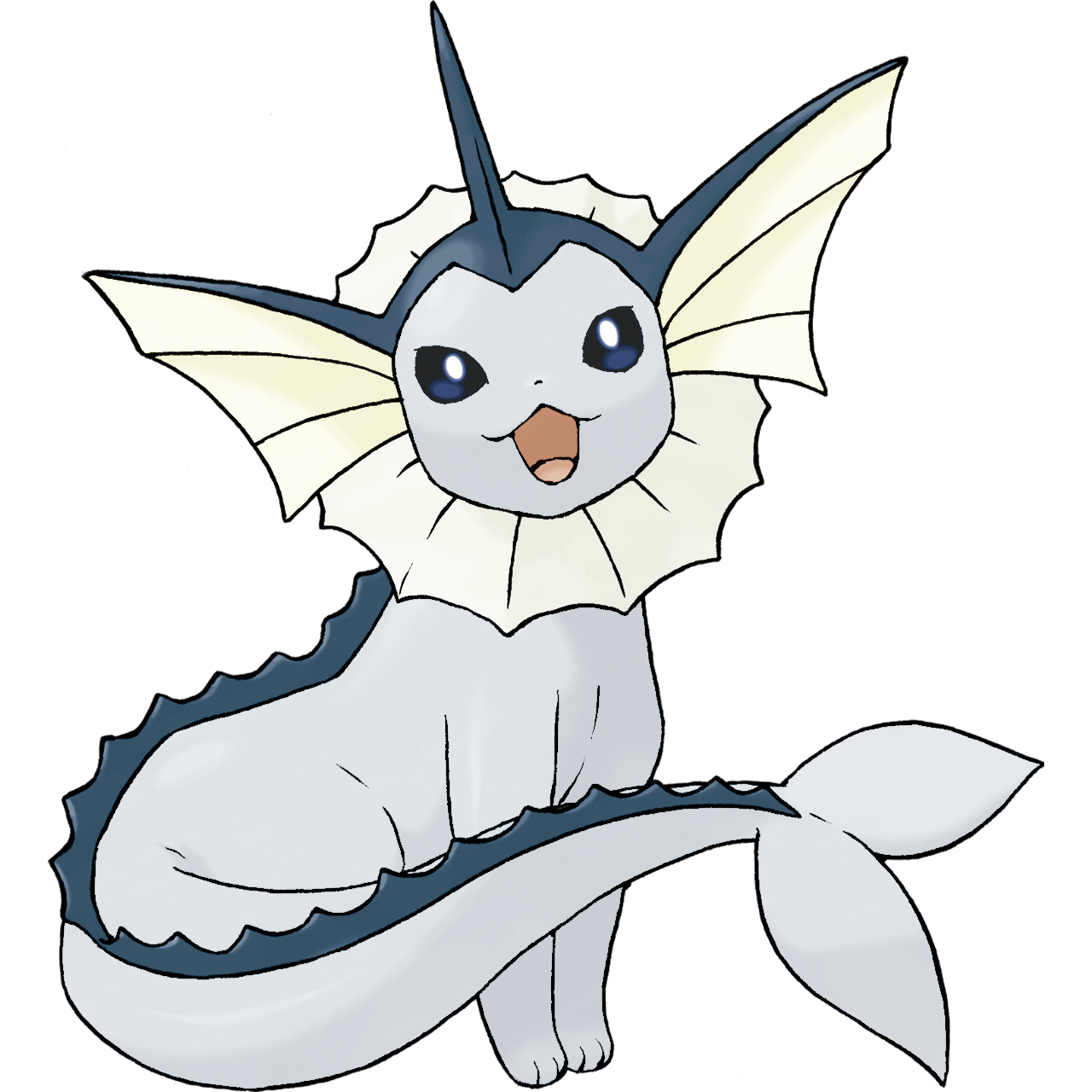 Vaporeon blanco Blank Meme Template