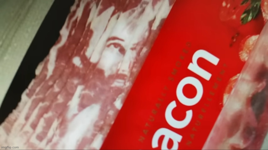 Jesus Bacon | image tagged in jesus bacon | made w/ Imgflip meme maker