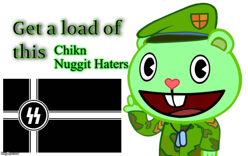 Get A Load Of This (HTF) | Chikn Nuggit Haters | image tagged in get a load of this htf,chikn nuggit,ss,war,drama | made w/ Imgflip meme maker