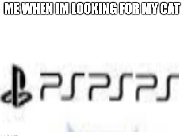 i seriously was looking for my cat and i thought of this meme | ME WHEN IM LOOKING FOR MY CAT | image tagged in playstation,fun,cats,animals | made w/ Imgflip meme maker