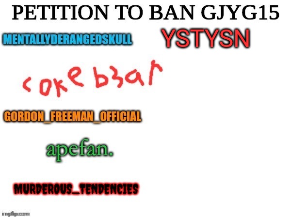 YSTYSN | made w/ Imgflip meme maker