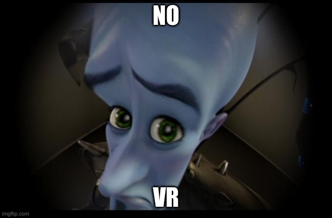 No B****es? | NO; VR | image tagged in no b es | made w/ Imgflip meme maker