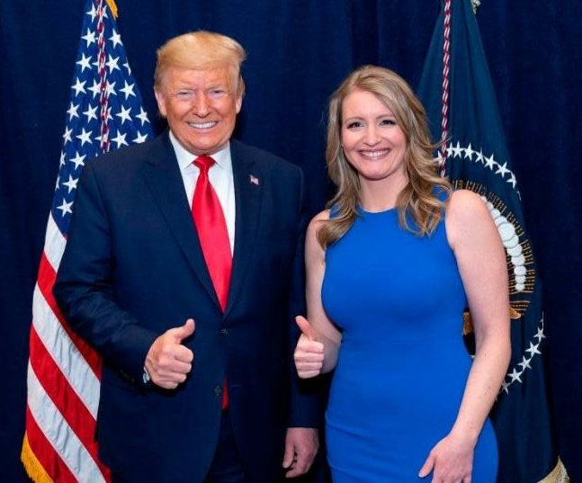 Jenna Ellis Donald Trump Thumbs Up JPP Blank Meme Template