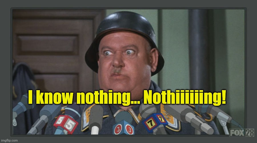 Secy Blinken holds presser re: American hostage situation | I know nothing... Nothiiiiiing! | image tagged in matty sgt schultz | made w/ Imgflip meme maker