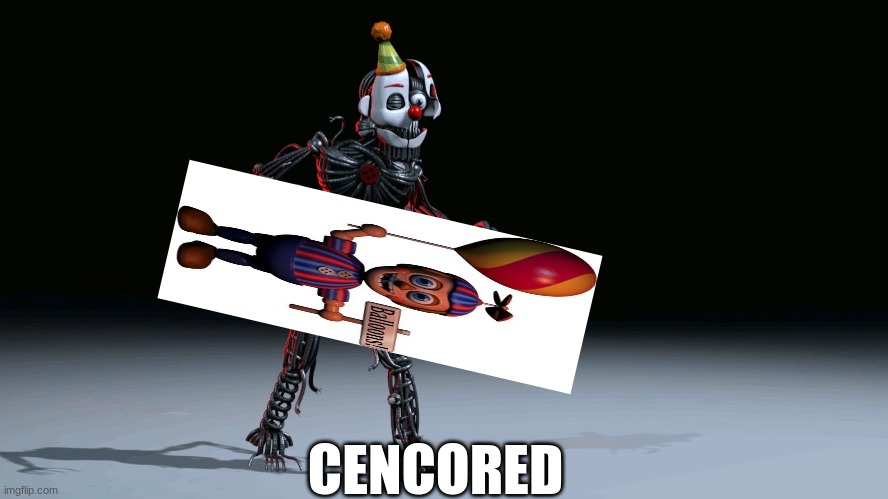 Shneky Ennard | CENCORED | image tagged in shneky ennard | made w/ Imgflip meme maker