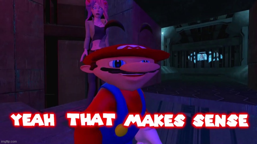 Smg4 Mario yeah that makes sense | image tagged in smg4 mario yeah that makes sense | made w/ Imgflip meme maker