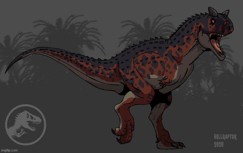 cool Carnotaurus art (credit goes to HellraptorStudios on deviantart) | made w/ Imgflip meme maker