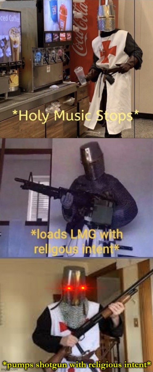 Crusader levels Blank Meme Template