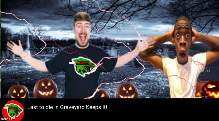 Mrbeast halloween thumbnail(totallyyyy real) | image tagged in mrbeast | made w/ Imgflip meme maker