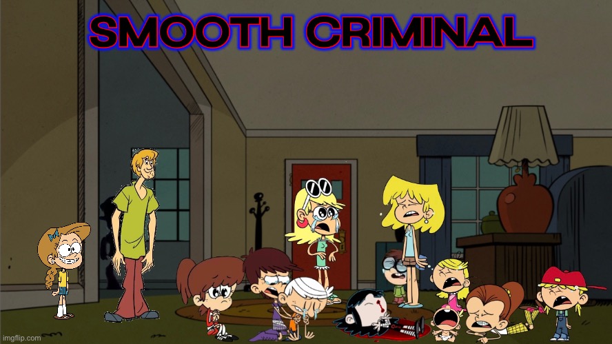 Another Cartoon Crossover Meme | image tagged in scooby doo,the loud house,michael jackson,lincoln loud,cartoon,nickelodeon | made w/ Imgflip meme maker