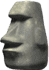 High Quality moai emoji Blank Meme Template