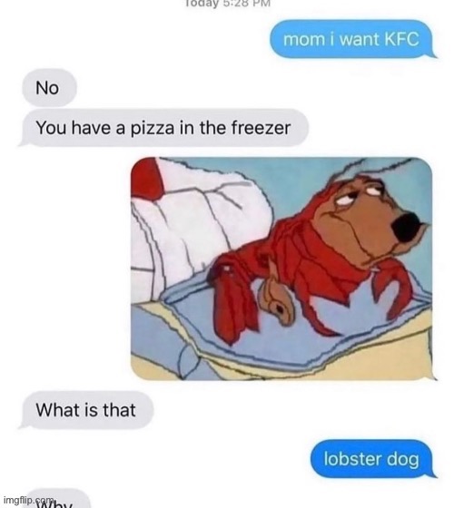 Lobster dog Blank Meme Template