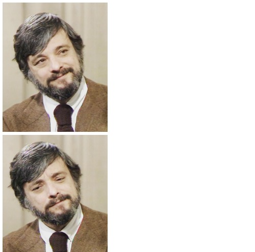 High Quality Sondheim Considers Blank Meme Template