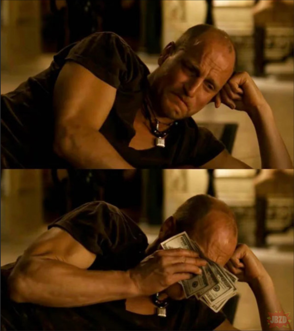 High Quality crying money Blank Meme Template