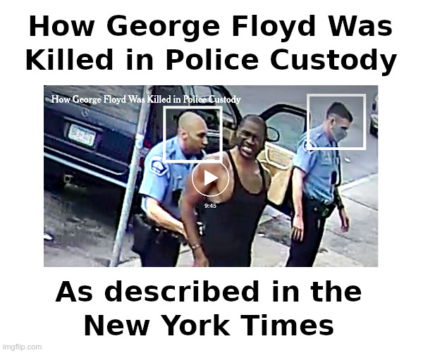 How George Floyd Was Killed: The Narrative in 2020 | image tagged in george floyd,new york times,narrative,fake news,fentanyl | made w/ Imgflip meme maker
