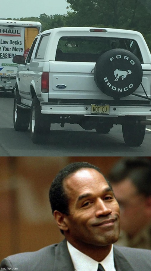 Not | image tagged in oj simpson smiling,not stonks | made w/ Imgflip meme maker