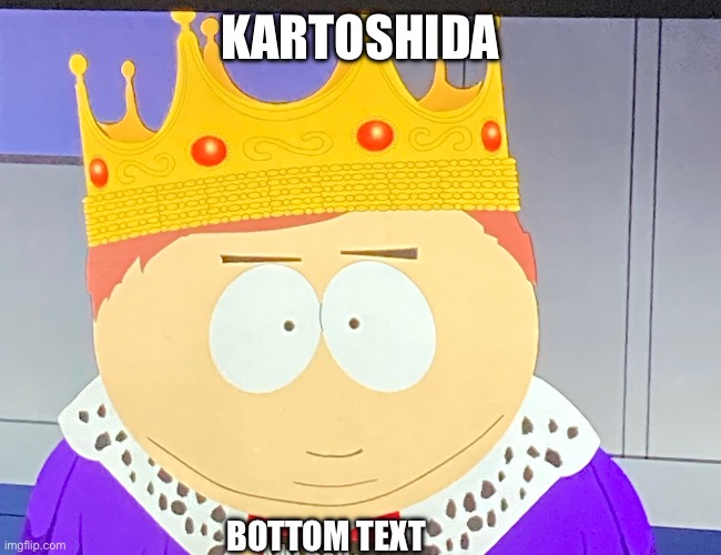 Persona 5 X South Park | KARTOSHIDA; BOTTOM TEXT | made w/ Imgflip meme maker