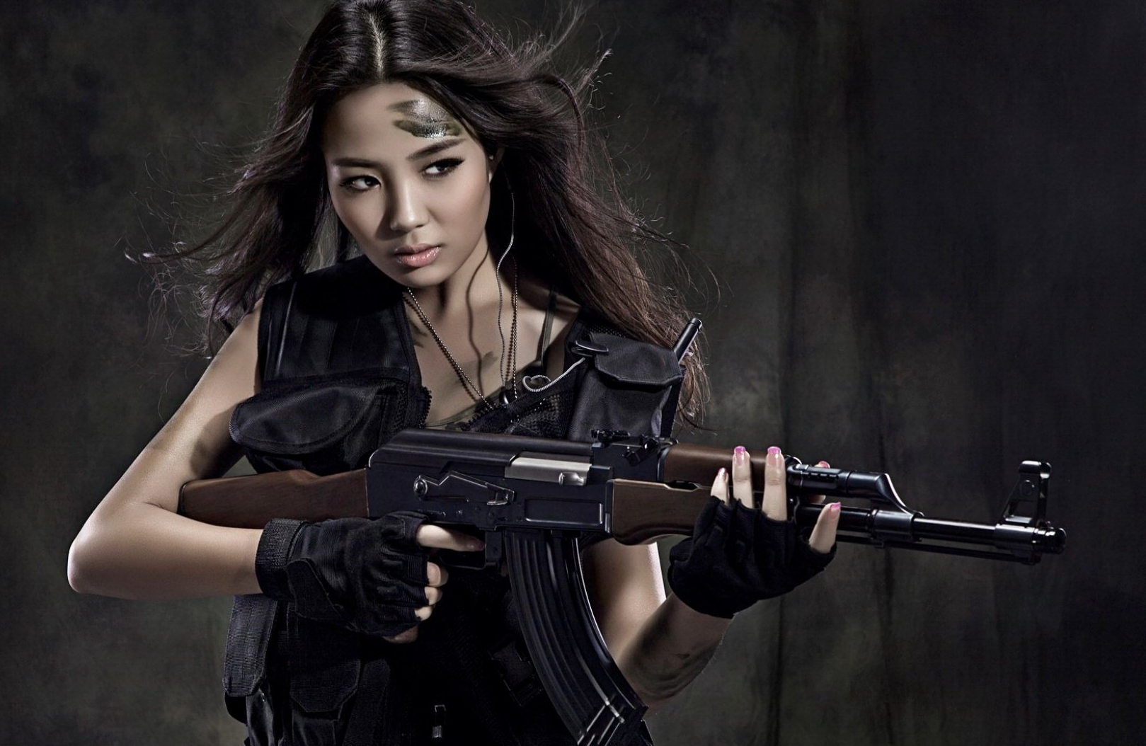 High Quality AK-47 7.62x39mm Asian Woman hot JPP Blank Meme Template