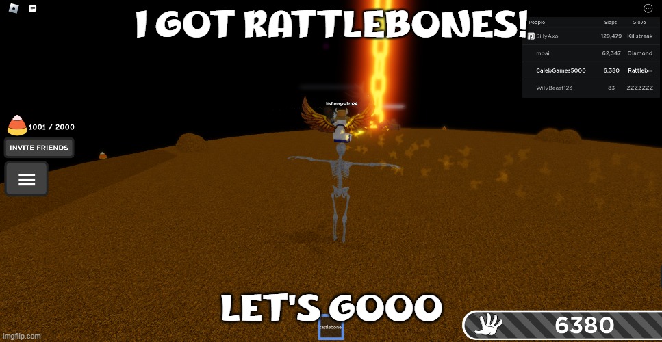 I GOT RATTLEBONES! LET'S GOOO | made w/ Imgflip meme maker