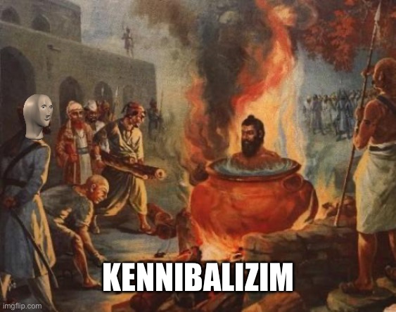cannibal | KENNIBALIZIM | image tagged in cannibal | made w/ Imgflip meme maker