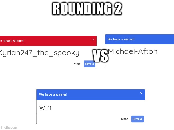 ROUNDING 2; VS | made w/ Imgflip meme maker