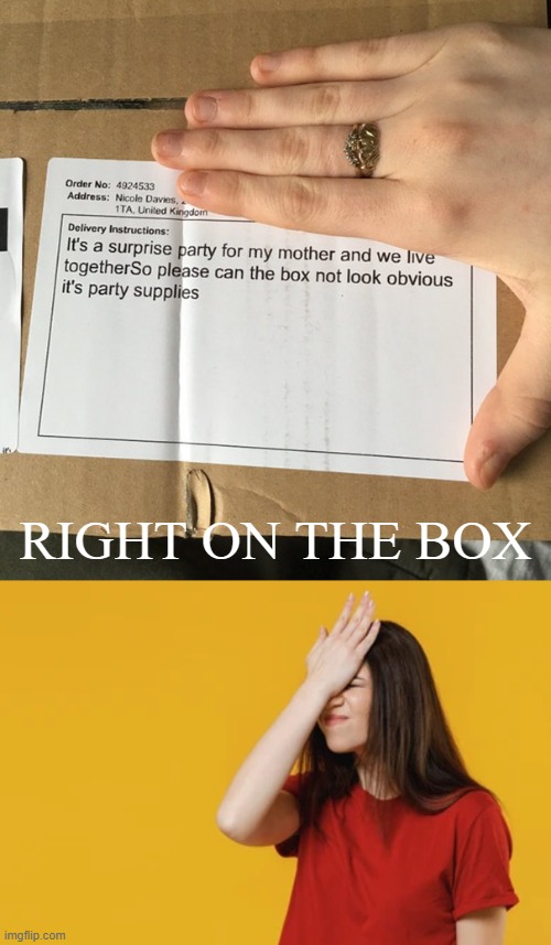 RIGHT ON THE BOX | made w/ Imgflip meme maker