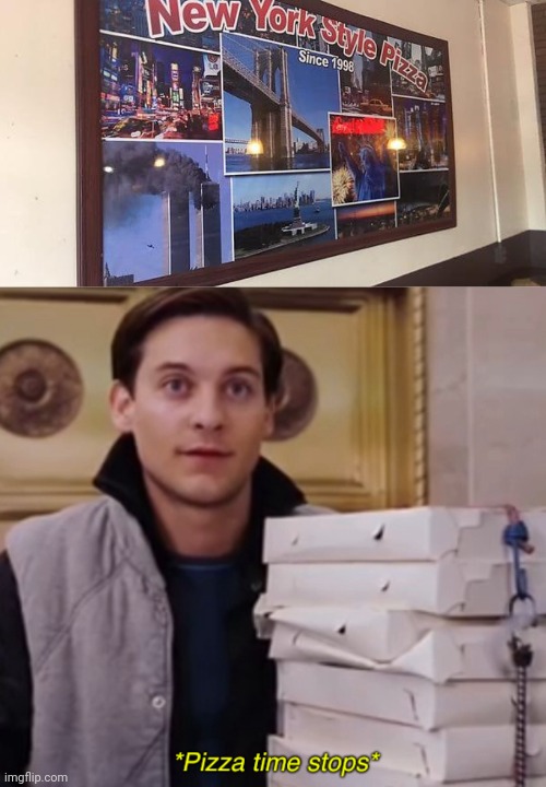 "New York Style Pizza" | image tagged in pizza time stops,you had one job,new york,pizza,memes,fails | made w/ Imgflip meme maker
