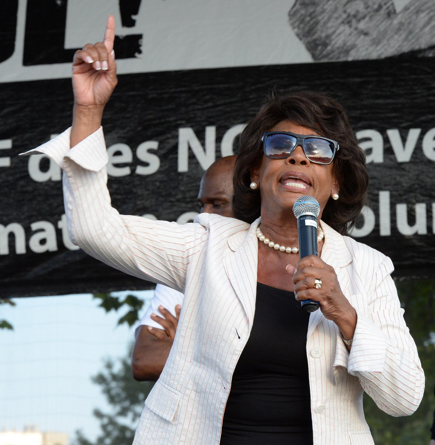 High Quality Mad Maxine Waters Blank Meme Template