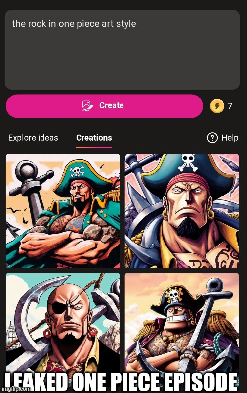 LEAKED ONE PIECE EPISODE | image tagged in memes,one piece,ai | made w/ Imgflip meme maker