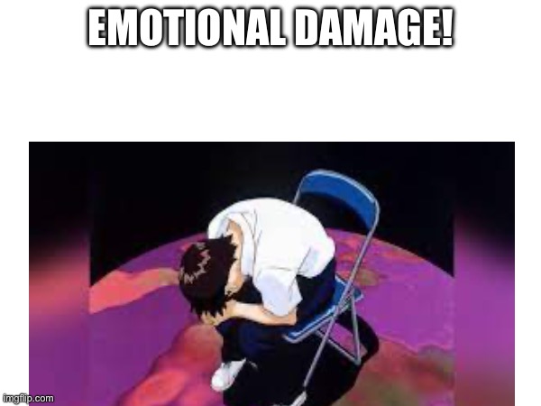 Emotional damage | EMOTIONAL DAMAGE! | image tagged in funny meme | made w/ Imgflip meme maker