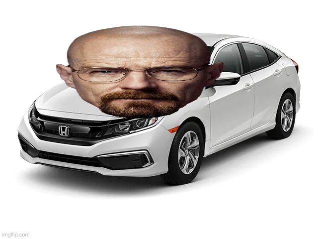 white honda | image tagged in white honda | made w/ Imgflip meme maker