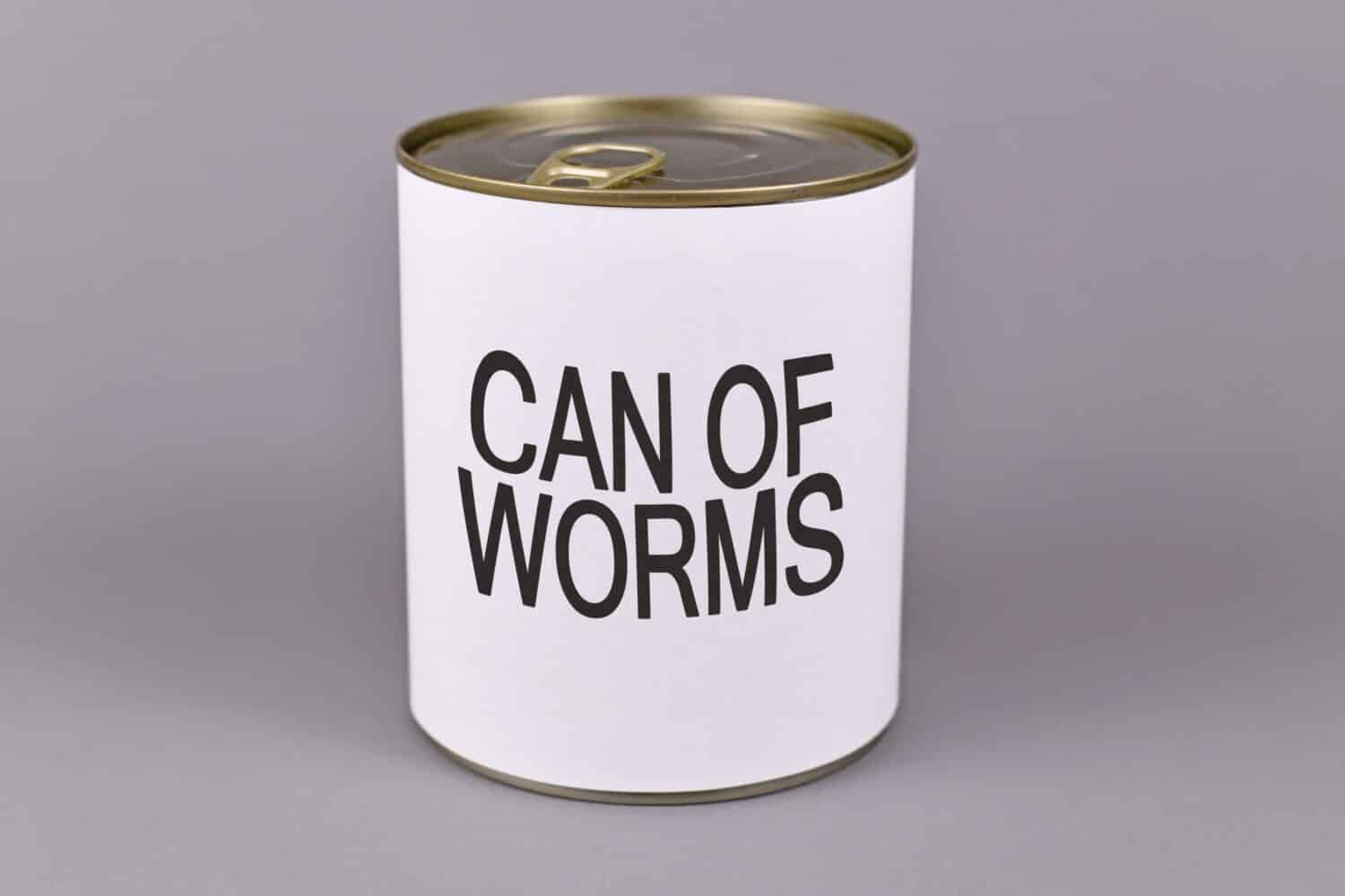 can of worms Blank Meme Template