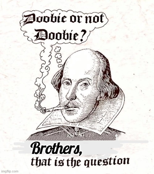 The Doobie Brothers | Brothers, | image tagged in classic rock,shakespeare,satire | made w/ Imgflip meme maker