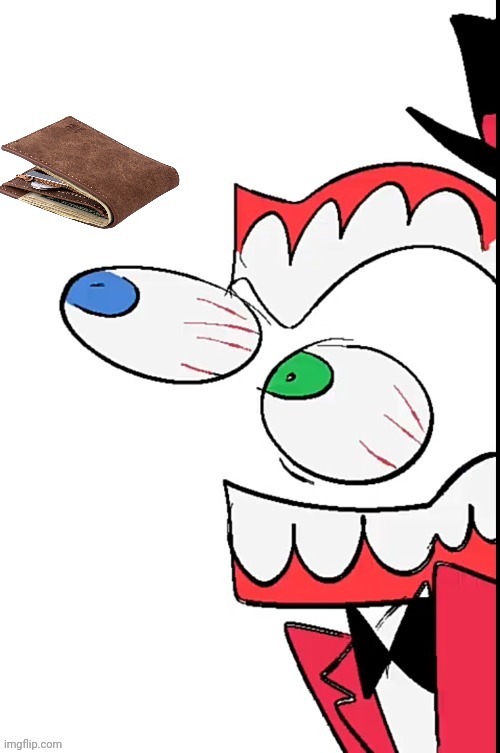 Caine is displeased | image tagged in caine is displeased | made w/ Imgflip meme maker