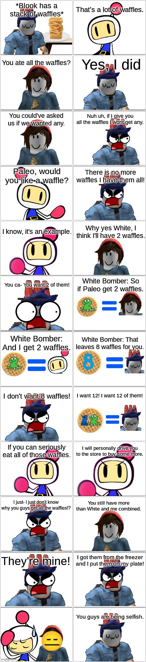 Waffles.mp3 | image tagged in comic | made w/ Imgflip meme maker