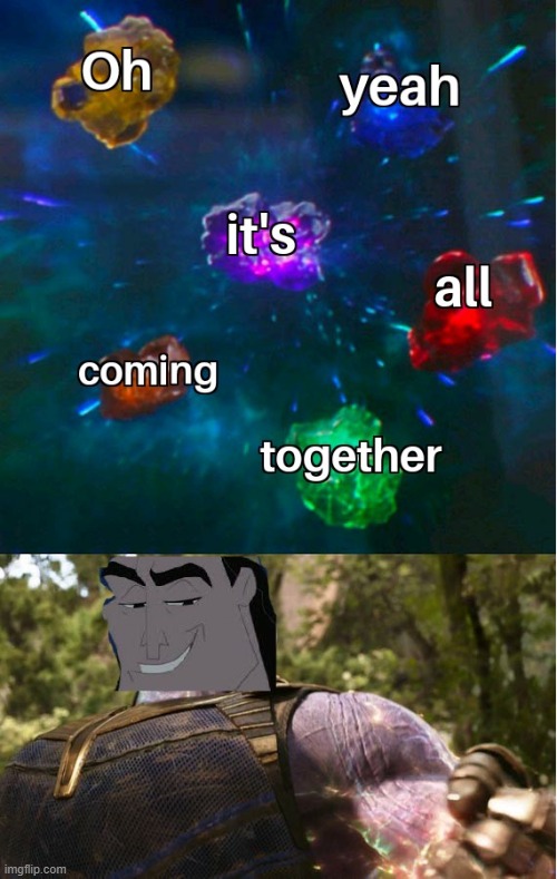 Ok, who let Kronk be Thanos? | image tagged in kronk | made w/ Imgflip meme maker
