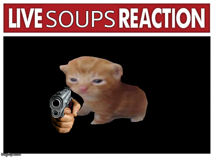 Live reaction | SOUPS | image tagged in live reaction | made w/ Imgflip meme maker