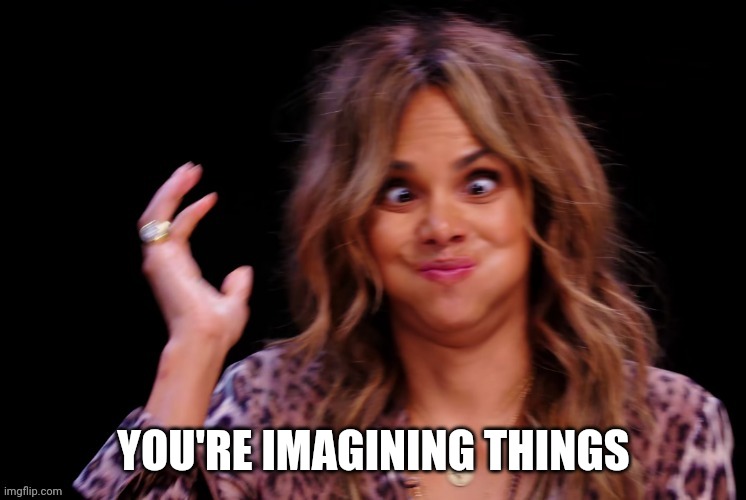 Boof ! | YOU'RE IMAGINING THINGS | image tagged in boof | made w/ Imgflip meme maker