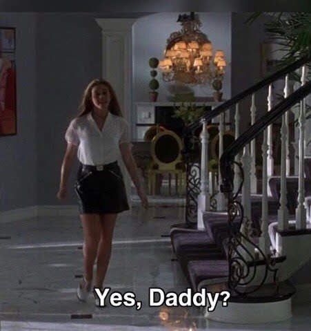 Yes, daddy? Blank Meme Template