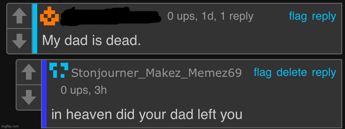 in heaven did your dad left you (bro roasted foxy_501) | image tagged in rare,insult,dad | made w/ Imgflip meme maker