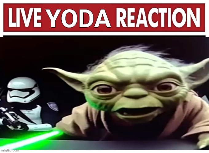 POV You killed the younglings | YODA | image tagged in live reaction | made w/ Imgflip meme maker
