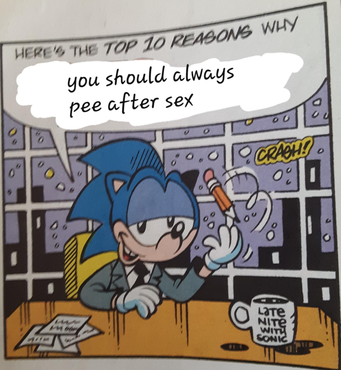 Sonic Always Pee After Sex Blank Template Imgflip 