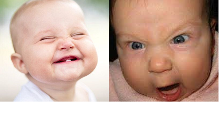 High Quality babies angry happy Blank Meme Template