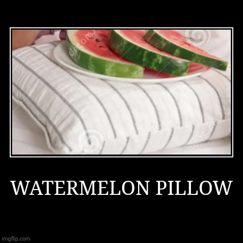 ITS DA FRUITS!!! ep2 s1 | WATERMELON PILLOW | | image tagged in funny,demotivationals | made w/ Imgflip demotivational maker