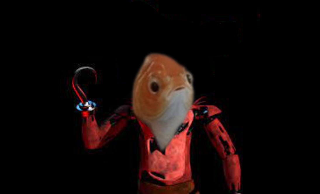 fnaf fish foxy Blank Meme Template