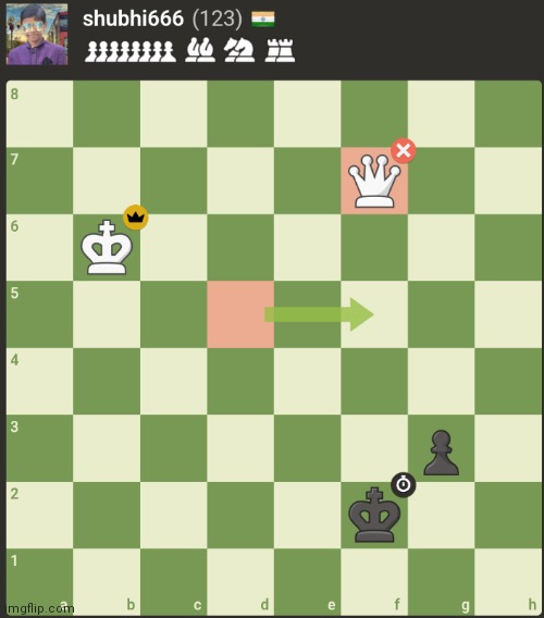 The very first chess game I ever won :0 | made w/ Imgflip meme maker
