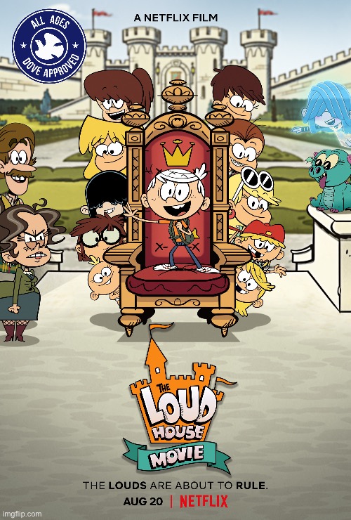 The Loud House Movie Poster (Now Modified) | image tagged in the loud house,lincoln loud,lori loud,nickelodeon,netflix,animated | made w/ Imgflip meme maker